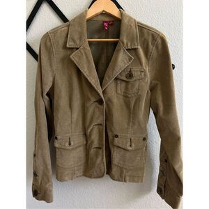 Cute Y2K So Real So Right Corduroy Blazer Jacket
